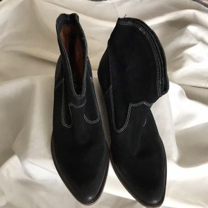 MIA Black Cowboy Booties